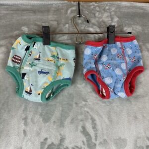 MooMoo Baby Training Pants Boy's 3T Absorbent Toddler Potty Underwear (Set Of 2)